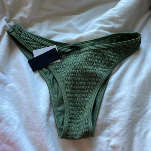 Kendall & Kylie green olive swim bottoms